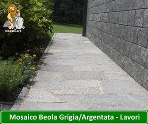 Mosaico Beola Grigia/Argentata - Alcuni Lavori