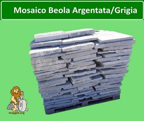 Mosaico - Opus incertum - Beola Argentata/Grigia